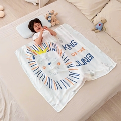 Chăn cho bé chất lụa mềm mát thấm hút tốt đa dạng họa tiết xinh yêu BBShine – KH015