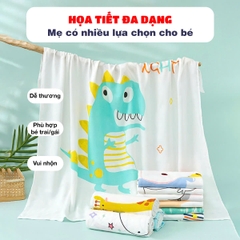 Chăn cho bé chất lụa mềm mát thấm hút tốt đa dạng họa tiết xinh yêu BBShine – KH015