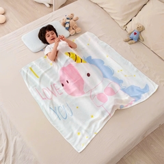 Chăn cho bé chất lụa mềm mát thấm hút tốt đa dạng họa tiết xinh yêu BBShine – KH015