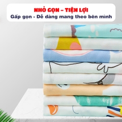 Chăn cho bé chất lụa mềm mát thấm hút tốt đa dạng họa tiết xinh yêu BBShine – KH015