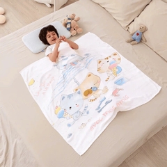 Chăn cho bé chất lụa mềm mát thấm hút tốt đa dạng họa tiết xinh yêu BBShine – KH015