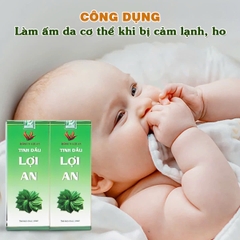 Tinh Dầu Lợi An Chính Hãng 20ml Bôi Trị Ho Nghẹt Mũi Cho Bé Hiệu Quả BBShine – I026