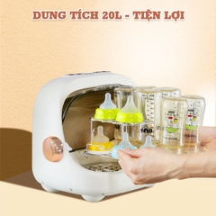 Máy úp bình sữa Moaz Bebe chính hãng cao cấp BBShine, Máy tiệt trùng bình sữa sấy khô tia UVC – DT008