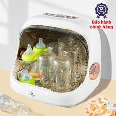 Máy úp bình sữa Moaz Bebe chính hãng cao cấp BBShine, Máy tiệt trùng bình sữa sấy khô tia UVC – DT008