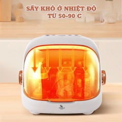 Máy úp bình sữa Moaz Bebe chính hãng cao cấp BBShine, Máy tiệt trùng bình sữa sấy khô tia UVC – DT008