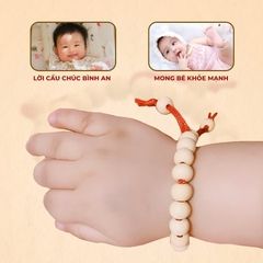 Vòng Dâu Tằm Cho Bé Sơ Sinh Chống Giật Mình Giúp Bé Ngủ Ngon BBShine – J071