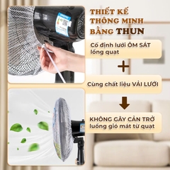 Bọc Quạt Lưới Có Dây Rút Tiện Lợi Hoạ Tiết Hình Thú Ngộ Nghĩnh BBShine – SS058