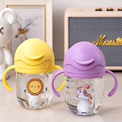 Bình Nước Cho Bé Gái Và Bé Trai Chống Sặc 300ml Cao Cấp Họa Tiết Đáng Yêu BBShine – BN014