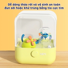 Bình Nước Cho Bé Gái Và Bé Trai Chống Sặc 300ml Cao Cấp (Tặng Kèm Dây Đeo) BBShine – BN015