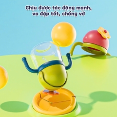 Bình Nước Cho Bé Gái Và Bé Trai Chống Sặc 300ml Cao Cấp (Tặng Kèm Dây Đeo) BBShine – BN015