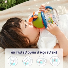 Bình Nước Cho Bé Gái Và Bé Trai Chống Sặc 300ml Cao Cấp (Tặng Kèm Dây Đeo) BBShine – BN015