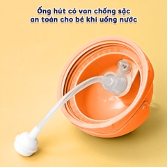 Bình Nước Cho Bé Gái Và Bé Trai Chống Sặc 300ml Cao Cấp (Tặng Kèm Dây Đeo) BBShine – BN015