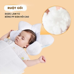 Gối Cho Bé Sơ Sinh Có Dây Rút Điều Chỉnh 5 Đầu Cao Cấp Giúp Bé Ngủ Ngon BBShine – SS060