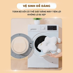 Gối Cho Bé Sơ Sinh Có Dây Rút Điều Chỉnh 5 Đầu Cao Cấp Giúp Bé Ngủ Ngon BBShine – SS060