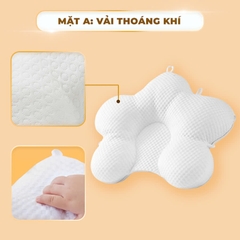 Gối Cho Bé Sơ Sinh Có Dây Rút Điều Chỉnh 5 Đầu Cao Cấp Giúp Bé Ngủ Ngon BBShine – SS060