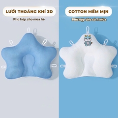Gối Cho Bé Sơ Sinh Có Dây Rút Điều Chỉnh 5 Đầu Cao Cấp Giúp Bé Ngủ Ngon BBShine – SS060