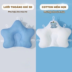 Gối Cho Bé Sơ Sinh Có Dây Rút Điều Chỉnh 5 Đầu Cao Cấp Giúp Bé Ngủ Ngon BBShine – SS060