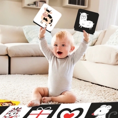 Tranh Cho Bé Sơ Sinh Panzee 0-12 Tháng Kích Thích Thị Giác Giúp Bé Phát Triển Não Bộ BBShine – PDC075