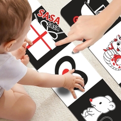 Tranh Cho Bé Sơ Sinh Panzee 0-12 Tháng Kích Thích Thị Giác Giúp Bé Phát Triển Não Bộ BBShine – PDC075