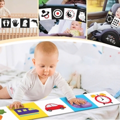 Tranh Cho Bé Sơ Sinh Panzee 0-12 Tháng Kích Thích Thị Giác Giúp Bé Phát Triển Não Bộ BBShine – PDC075