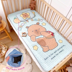 Chiếu điều hòa cho bé thoáng mát cao cấp BBShine, Chiếu điều hòa cao su non nhiều họa tiết đáng yêu - SS043