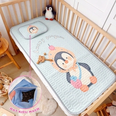 Chiếu điều hòa cho bé thoáng mát cao cấp BBShine, Chiếu điều hòa cao su non nhiều họa tiết đáng yêu - SS043