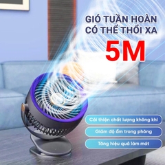 Quạt Tích Điện Mini Cao Cấp 25000mah Không Gây Tiếng Ồn Pin Cao BBShine – DT011