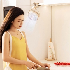 Quạt Tích Điện Mini Cao Cấp 25000mah Không Gây Tiếng Ồn Xoay Tự Động BBShine – DT012