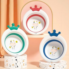 Thau gấp gọn cho bé chất liệu nhựa cao cấp BBShine, Chậu rửa mặt cho bé tiện lợi nhiều họa tiết đáng yêu – SS039