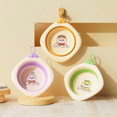 Thau gấp gọn cho bé chất liệu nhựa cao cấp BBShine, Chậu rửa mặt cho bé tiện lợi nhiều họa tiết đáng yêu – SS039