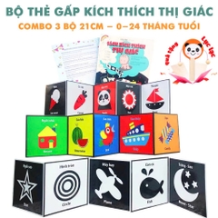 Tranh kích thích thị giác cho trẻ 0-3 tuổi cao cấp BBShine, Đồ chơi cho bé sơ sinh giúp bé phát triển giác quan và não bộ – DC063
