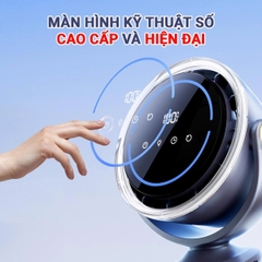 Quạt Tích Điện Mini Cao Cấp 10.000mah Không Gây Tiếng Ồn Xoay Tự Động BBShine – DT013