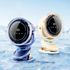 Quạt Tích Điện Mini Cao Cấp 10.000mah Không Gây Tiếng Ồn Xoay Tự Động BBShine – DT013