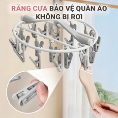 Móc Chùm Treo Quần Áo Cho Bé 32 Kẹp Có Thể Gấp Gọn Siêu Tiện Lợi BBShine – SS061