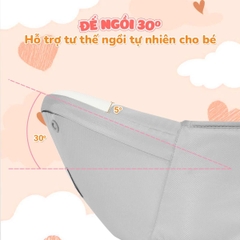Địu Em Bé 0-2 Tuổi Chống Gù Đa Năng 9 Tư Thế Vải Lưới Thoáng Mát An Toàn Cho Bé Yêu BBShine – SS062