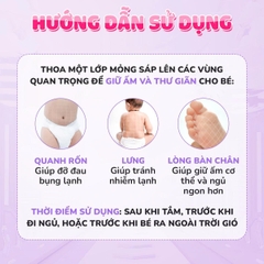 Sáp Giữ Ấm Pozo Bảo Vệ Bé Khỏi Gió Lạnh & Giấc Ngủ Ngon Trọn Vẹn BBShine – I027
