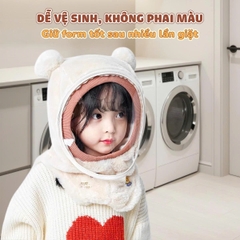Mũ Len Trùm Đầu Cho Bé Kèm Kính Chắn Gió Bảo Vệ Bé Toàn Diện BBShine – SS064