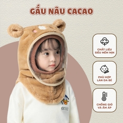 Mũ Len Trùm Đầu Cho Bé Kèm Kính Chắn Gió Bảo Vệ Bé Toàn Diện BBShine – SS064