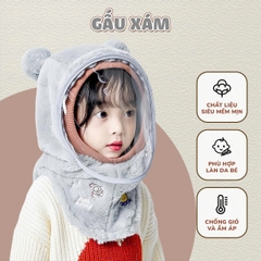 Mũ Len Trùm Đầu Cho Bé Kèm Kính Chắn Gió Bảo Vệ Bé Toàn Diện BBShine – SS064
