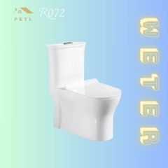 Bệt R072 - Miệng két loe - trắng
