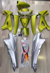 Dàn áo Honda Wave 125R màu xanh lá bạc