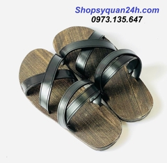 Dép Cao Su Bố Vải Mài- Quai Chéo 4 Quai DL17