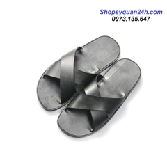 Dép Cao Su Lê Quai Chéo