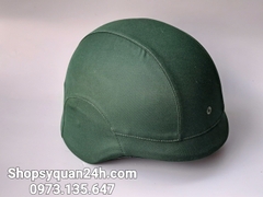 Nón Bảo Hiểm Xanh Lá - Vải Bọc