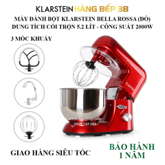 Máy đánh bột Klarstein Bella Rossa 2000W