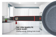 Chảo vân đá Full Induction Infinity Sunhouse 28cm IF28M