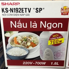 Nồi cơm điện Sharp 1.8 lít KS-N192ETV"SP"