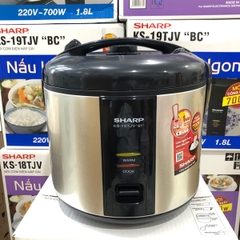 Nồi cơm điện Sharp 1.8 lít KS-19TJV"ST"