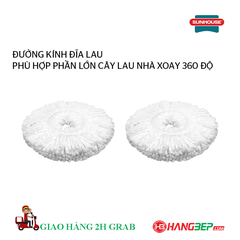 Bông lau nhà Microfiber xoay 360 độ Sunhouse KS-CO350M