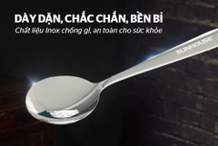 Bộ 2 muỗng inox Sunhouse KS-S2PO175I